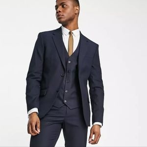 NWT Navy Skinny Suit Jacket - 40R Slim Fit